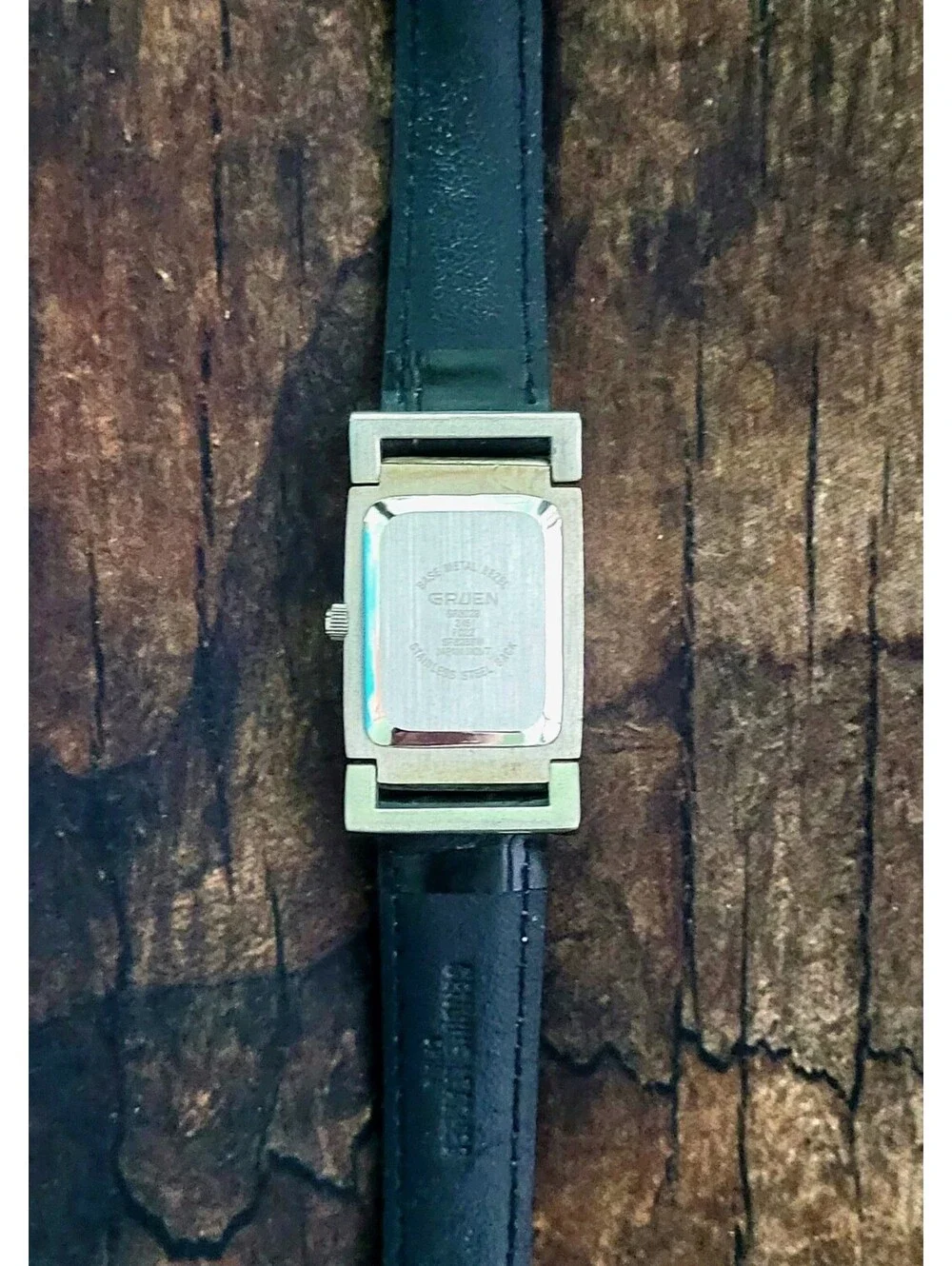 Rare Embassy Gruen Vintage Women's Hinged Lug Tank Watch